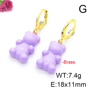 Fashion Copper Earrings  F6E301319vbmb-L017