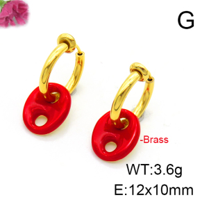 Fashion Copper Earrings  F6E301322ablb-L017