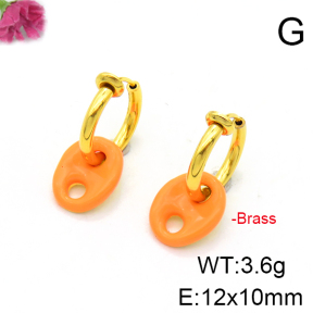 Fashion Copper Earrings  F6E301329ablb-L017