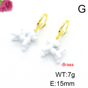 Fashion Copper Earrings  F6E301343vbmb-L017