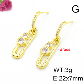 Fashion Copper Earrings  F6E403229bbov-L017