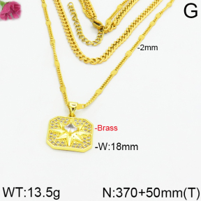 Fashion Copper Necklace  F2N400035ahlv-J39