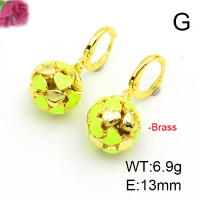 Fashion Copper Earrings  F6E301358bbov-L017