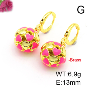 Fashion Copper Earrings  F6E301360bbov-L017