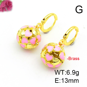 Fashion Copper Earrings  F6E301361bbov-L017