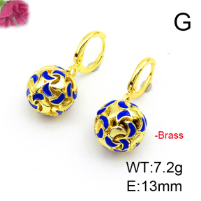 Fashion Copper Earrings  F6E301370bbov-L017