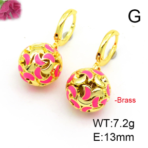 Fashion Copper Earrings  F6E301375bbov-L017