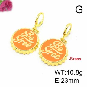 Fashion Copper Earrings  F6E301381vbmb-L017