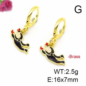 Fashion Copper Earrings  F6E301411ablb-L017