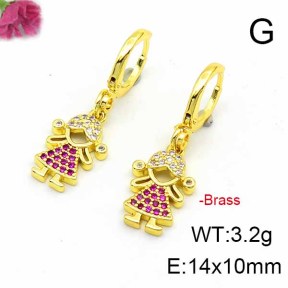 Fashion Copper Earrings  F6E403256ablb-L017