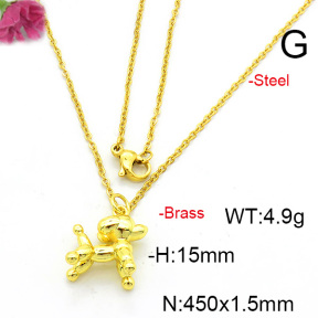 Fashion Copper Necklace  F6N200209vail-L017