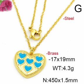 Fashion Copper Necklace  F6N300417avja-L017