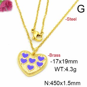 Fashion Copper Necklace  F6N300418avja-L017