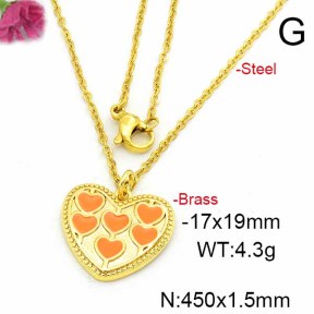 Fashion Copper Necklace  F6N300419avja-L017