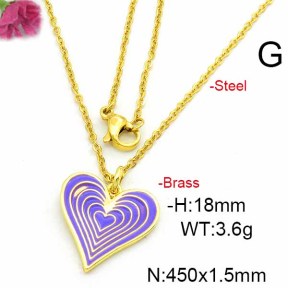 Fashion Copper Necklace  F6N300422aajl-L017