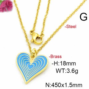 Fashion Copper Necklace  F6N300424aajl-L017