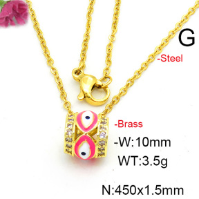 Fashion Copper Necklace  F6N300450baka-L017