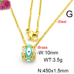 Fashion Copper Necklace  F6N300452baka-L017