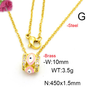 Fashion Copper Necklace  F6N300453baka-L017