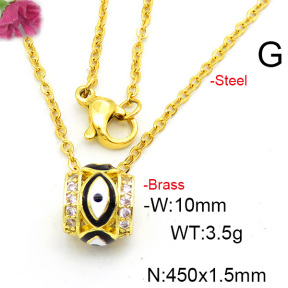 Fashion Copper Necklace  F6N300454baka-L017