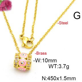 Fashion Copper Necklace  F6N300456baka-L017
