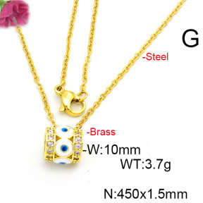 Fashion Copper Necklace  F6N300458baka-L017