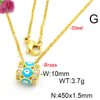 Fashion Copper Necklace  F6N300459baka-L017