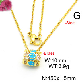 Fashion Copper Necklace  F6N300460baka-L017