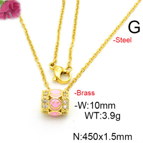 Fashion Copper Necklace  F6N300461baka-L017