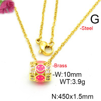Fashion Copper Necklace  F6N300462baka-L017