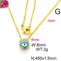 Fashion Copper Necklace  F6N300472baka-L017