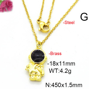 Fashion Copper Necklace  F6N300494vail-L017