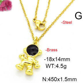 Fashion Copper Necklace  F6N300497vail-L017