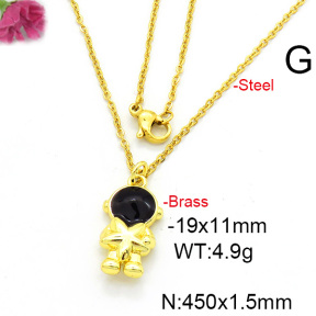 Fashion Copper Necklace  F6N300498vail-L017