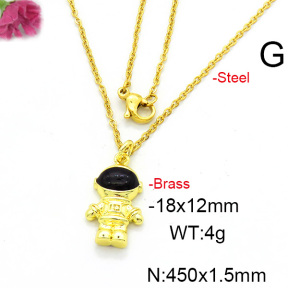 Fashion Copper Necklace  F6N300500vail-L017