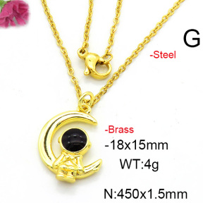 Fashion Copper Necklace  F6N300501vail-L017