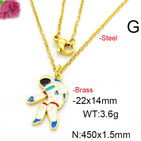 Fashion Copper Necklace  F6N300502vail-L017