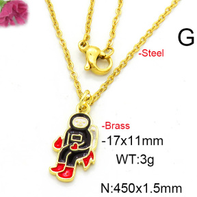 Fashion Copper Necklace  F6N300504vail-L017
