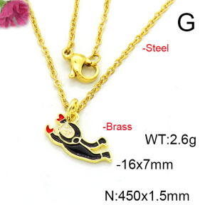 Fashion Copper Necklace  F6N300505vail-L017
