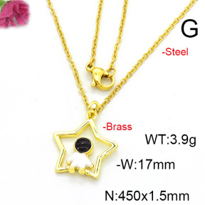 Fashion Copper Necklace  F6N300506vail-L017