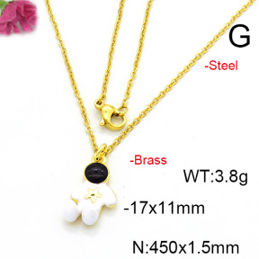Fashion Copper Necklace  F6N300507vail-L017