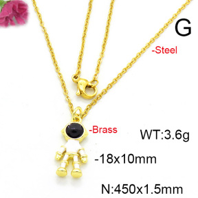 Fashion Copper Necklace  F6N300508vail-L017