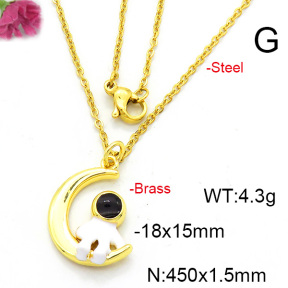 Fashion Copper Necklace  F6N300509vail-L017