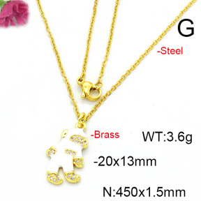 Fashion Copper Necklace  F6N300510aajl-L017