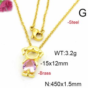 Fashion Copper Necklace  F6N403550vail-L017
