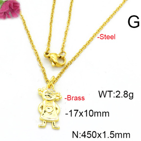 Fashion Copper Necklace  F6N403559vaia-L017