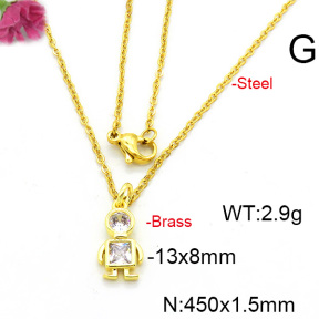 Fashion Copper Necklace  F6N403562vaia-L017