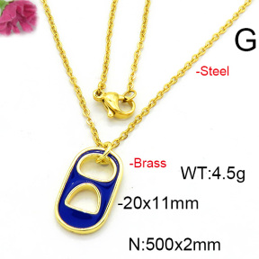 Fashion Copper Necklace  F6N300512vail-L017