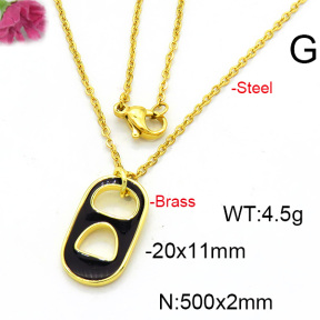 Fashion Copper Necklace  F6N300513vail-L017