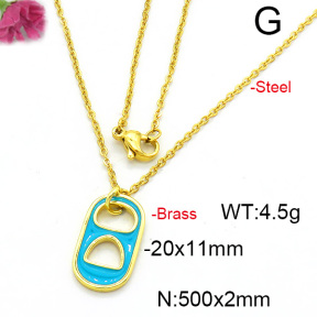 Fashion Copper Necklace  F6N300514vail-L017